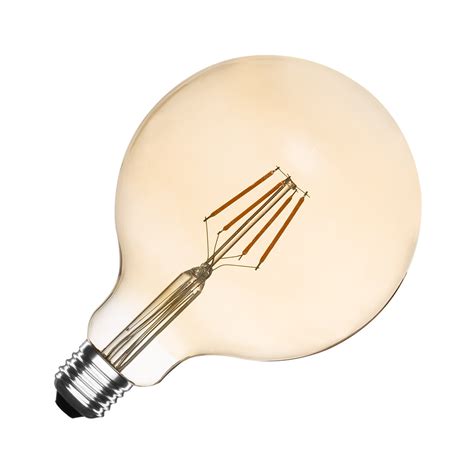 Lampadina Filamento Led E W Lm Regolabile G Oro Ledkia