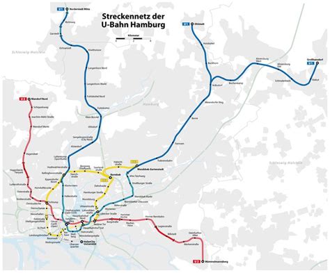 Le métro de Hambourg est connu avec le nom d´Hambourg U-Bahn, et ce n ...