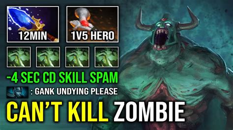 WTF 12Min Scepter 1v5 Giant Zombie Can T Kill Undying 4 Sec CD Decay