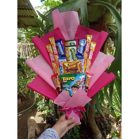 Jual Promo Bucket Snack Free Kartu Ucapan Bisa Request Warna Kain