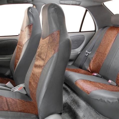 Toyota RAV4 2020 Tortoise Shell Textured Leather Seat Covers Full Set