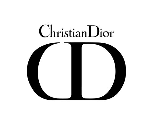 Christian Dior Logo Brand Black Design Symbol Luxury Clothes Fashion Vector Illustration ...