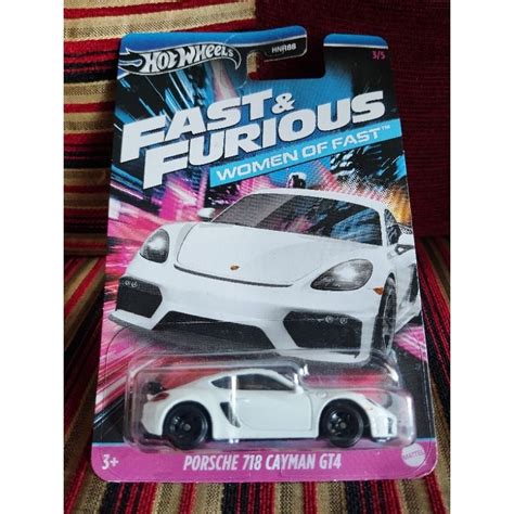Hot Wheels Porsche 718 Cayman GT4 Fast Furious Shopee Malaysia