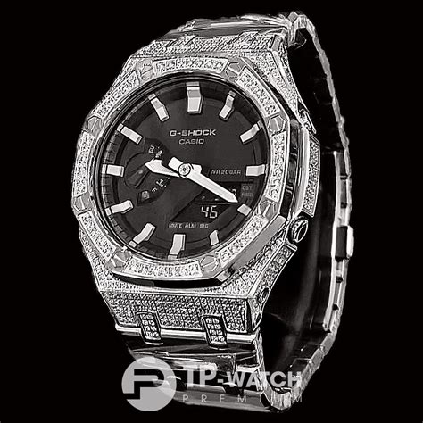 G Shock Ga 2100 1a Ap Custom Diamond X DÂy ThÉp Royal Oak Special