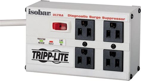 Tripp Lite Isobar 2 Outlet Surge Protector Power Strip Direct Plug In Metal Lifetime Limited