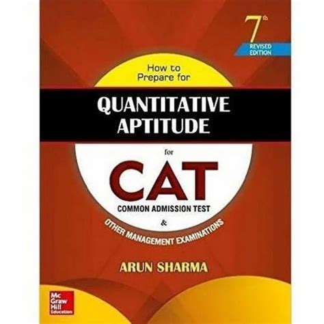 Quantitative Aptitude For The Cat At ₹ 503piece Competition Books In