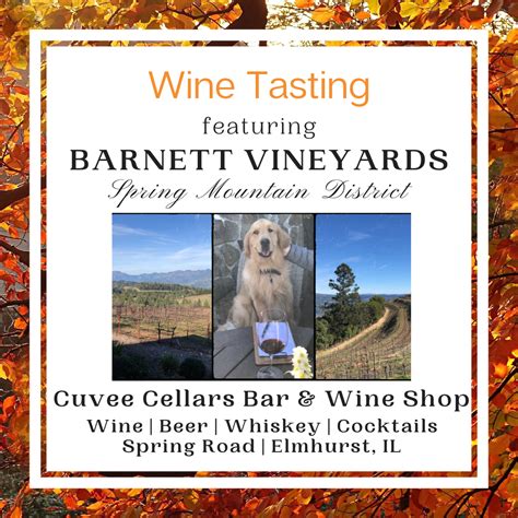 Premium Wine Tasting Featuring Barnett Vineyards Spring Mountain