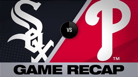 White Sox Top Phils In Wild 15 Inning Game White Sox Phillies Game