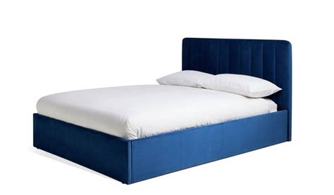 Buy Habitat Pandora Double Ottoman Bed Frame Navy Bed Frames Habitat