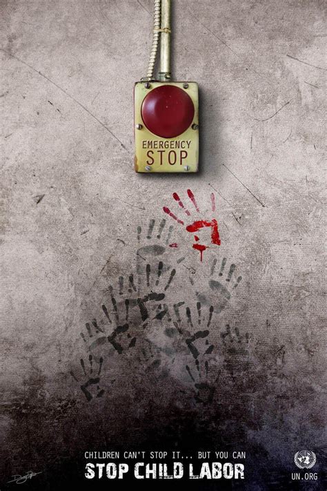 Social Awareness Campaign Child Labor Awareness Poster