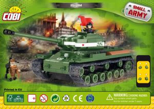 Manual Cobi Set 2491 Small Army WWII IS 2M