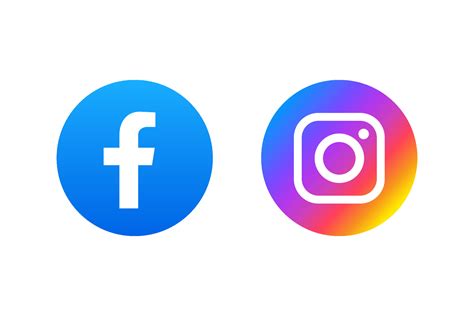 Facebook And Instagram Icon 15025335 Vector Art At Vecteezy