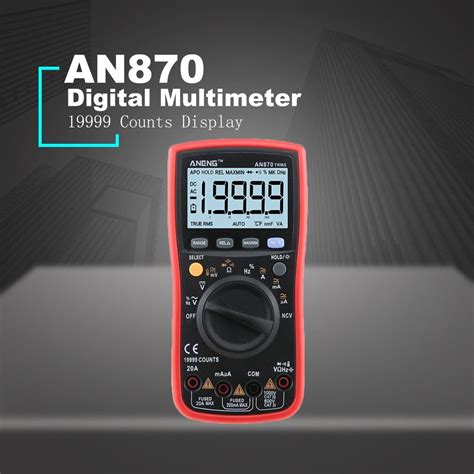 ANENG AN870 Digital Multimeter 19999 Counts True R Grandado