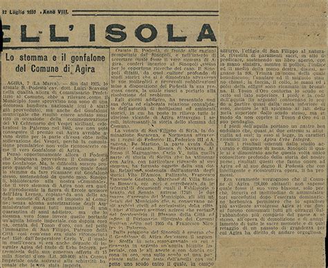 La Storia Di Agira Tra Sette E Novecento Negli Scritti Di Bonaventura