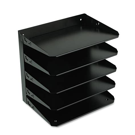 SteelMaster Multi Tier Steel Horizontal Organizers 5 Sections Letter