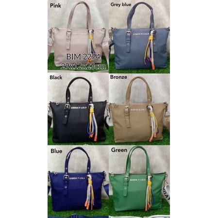 Jual Tas Wanita Tote Bag Blmba Paradut Totebag Nylon Nilon Parasut