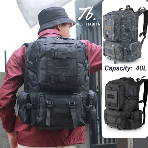 Jual Toko Thabita Tas Punggung Militer Gunung Semi Carier 40 Liter