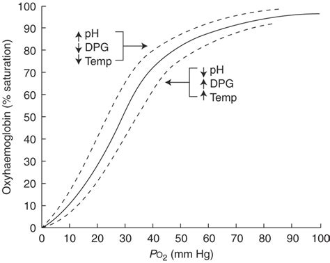 Oxy Hb Dissociation Curve