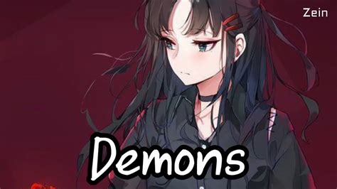 Nightcore Demons Lyrics Youtube