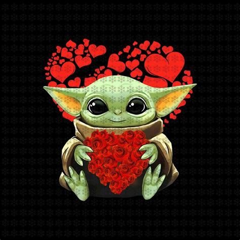 Baby Yoda Svg Valentine Svg Png Eps Dxf File Best Free Svg Files