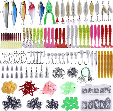 302 Piece Fishing Lure Bait Kit With Tackle Box Artofit