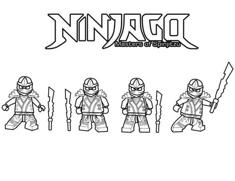 11+ Ninjago Lego Printable Coloring Pages