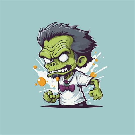 Vector De Dessins Animés De Zombies | Vecteur Premium