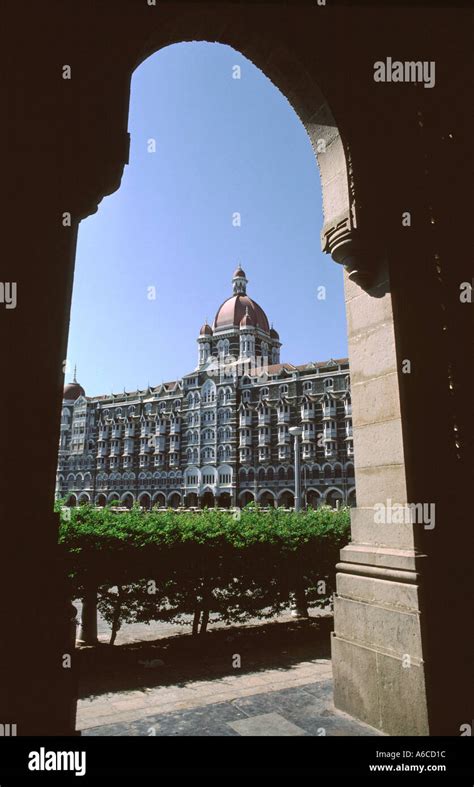 Taj Hotel Bombay Mumbai India Stock Photo - Alamy