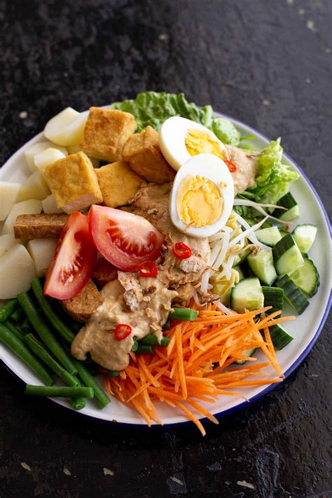 Indonesian Gado Gado Salad With Peanut Sauce Wandercooks