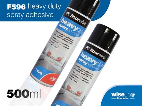 F596 Heavy Duty Spray Adhesive Floorwise