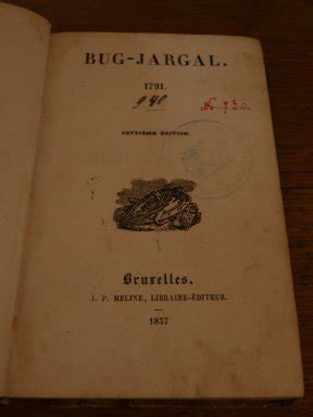 Bug Jargal Oeuvres De Victor Hugo 1837 THE RETROHOUSE