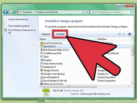 How To Delete A Program Completely By Modifying The Registry Windows