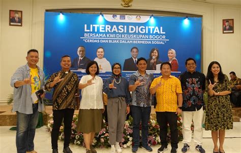 Gelar Literasi Digital Di Bogor Kominfo KWI Ajak Peserta Cerdas Dan