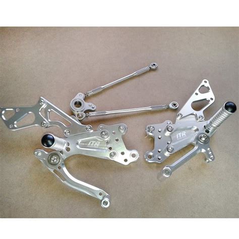 Estriberas ITR Plata Multiregulables Moto Honda CBR1000 600 03 06