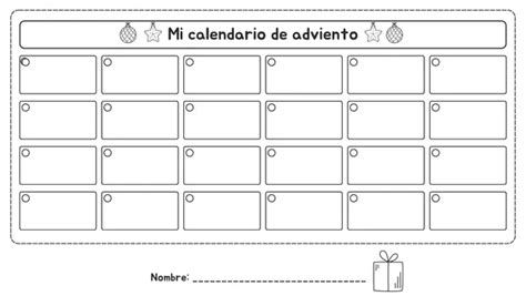 Calendario De Adviento Profe Social