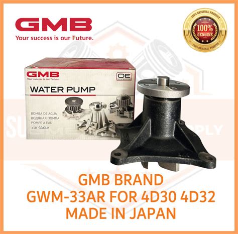 GMB BRAND WATER PUMP GWM 33A FOR CANTER 4D30 4D32 MADE IN JAPAN Lazada PH