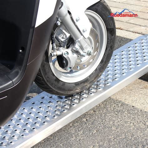 Ruedamann 5 L × 8 5 W Aluminum Loading Ramp 880 Lbs Capacity For Atv