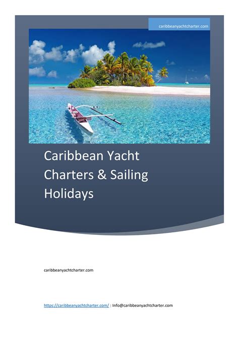 Caribbean Yacht Charters & Sailing Holidays by caribbeanyachtcharter ...