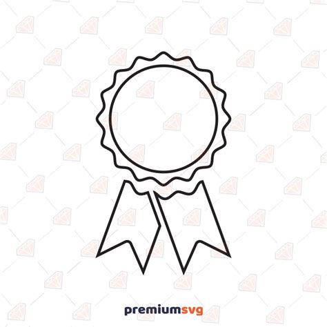 Rosette Outline Svg Rosette Icon Svg Vector Files Premiumsvg