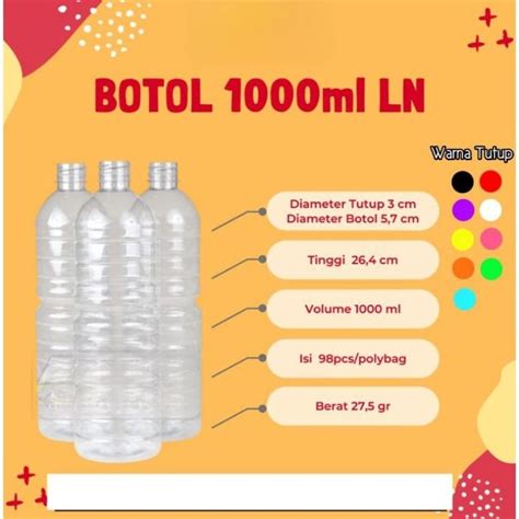 Jual Botol Plastik Liter Botol Liter Botol Isi Ulang Botol Aqua Botol