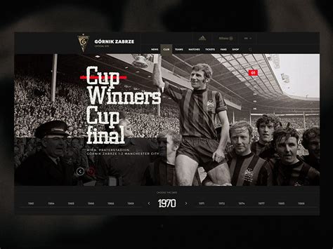 Club history Górnik Zabrze by Karol Kos on Dribbble