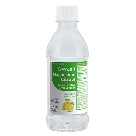 Swan Magnesium Citrate Saline Laxative - Lemon - Shop Digestion ...