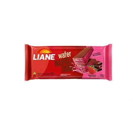 Biscoito Wafer Brigadeiro De Panela Sem Lactose Liane 90g