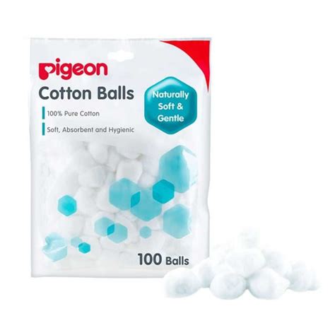 Pigeon Cotton Balls Tayat Alnajoom Medical