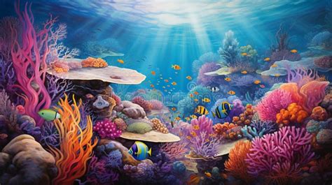 Oceanic Tranquility Immerse Yourself In A Serene Underwater Scene