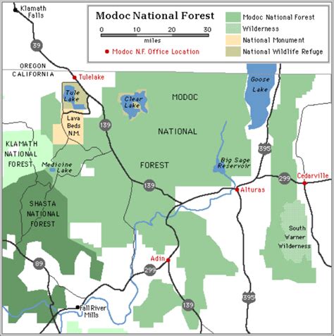 Us Forest Service Modoc National Forest Ca The Radioreference Wiki