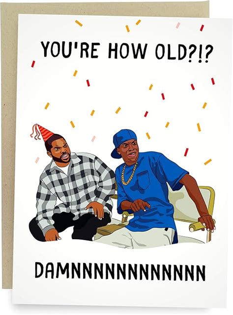 Sleazy Greetings Damn Meme Funny Birthday Card For Him Or Her Damn You Re How Old