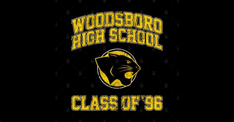 Woodsboro High School Class Of 96 Scream Sticker Teepublic