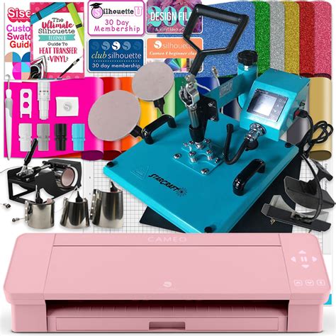 Silhouette Pink Cameo 4 W 8 In 1 Heat Press Swing Design