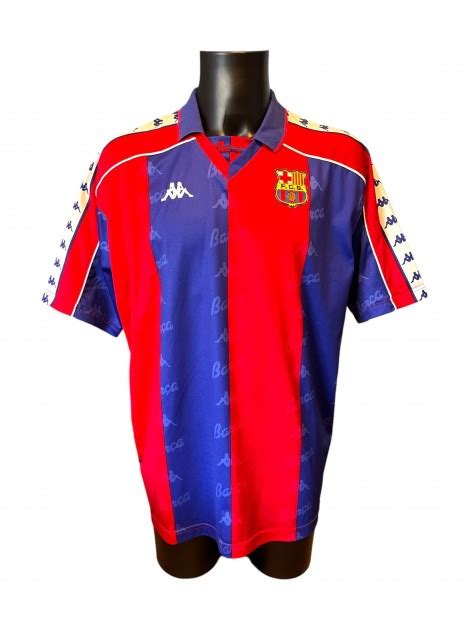 Hristo Stoichkov FC Barcelona Match Shirt La Liga 1994 CharityStars